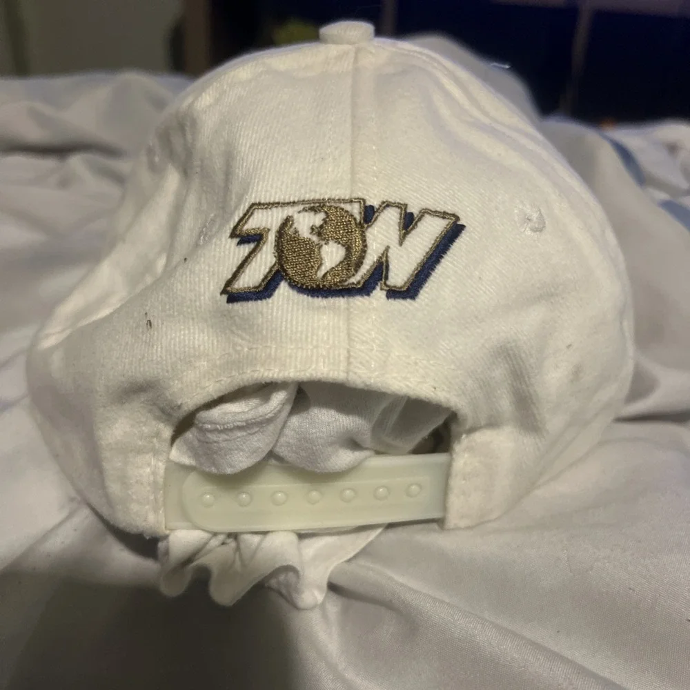 Vintage 90s Spell Out University‎ of Notre Dame Volleyball Snapback Hat Cap USA